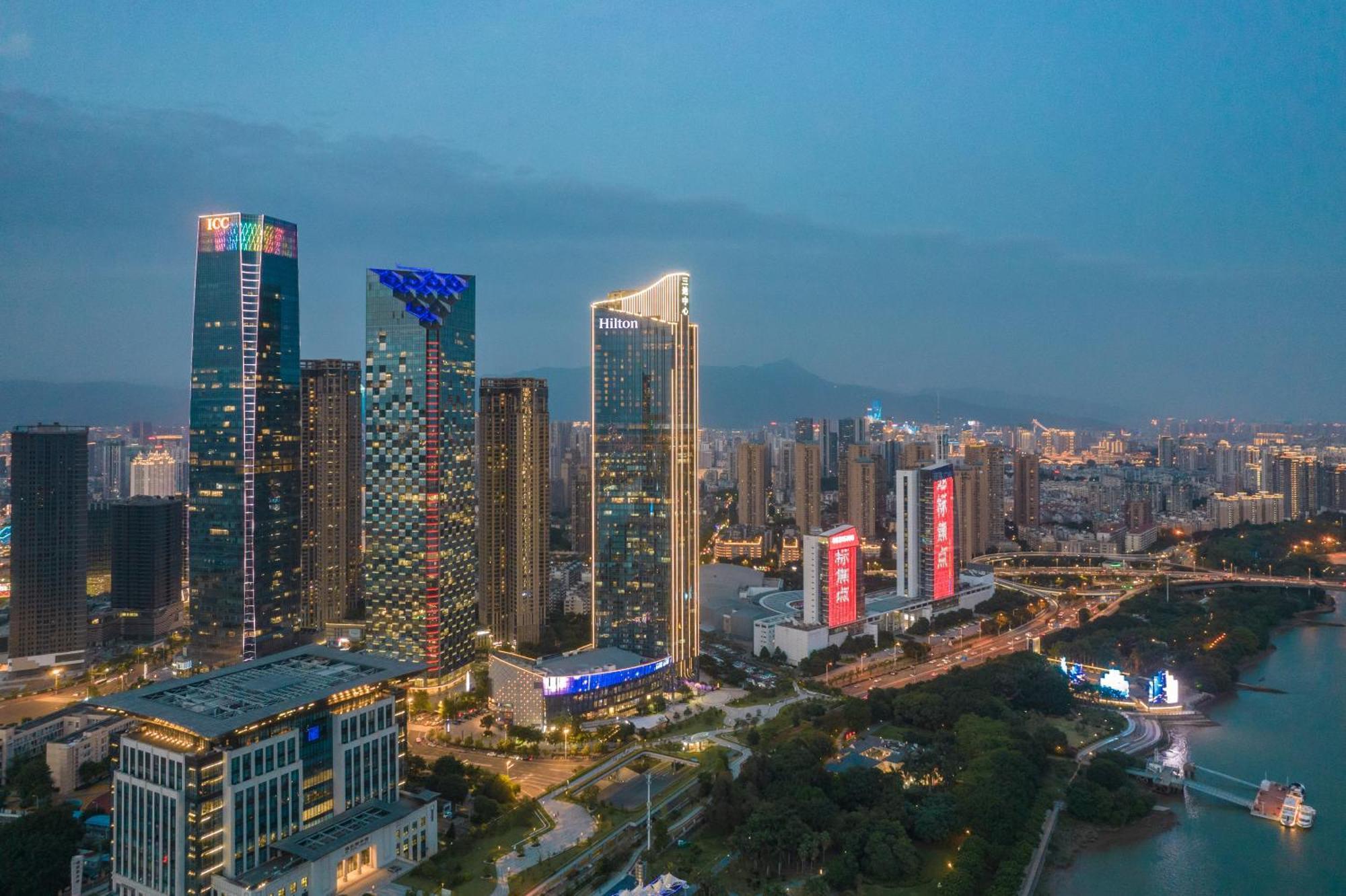 Hilton Fuzhou Hotel Fuzhou  Bagian luar foto